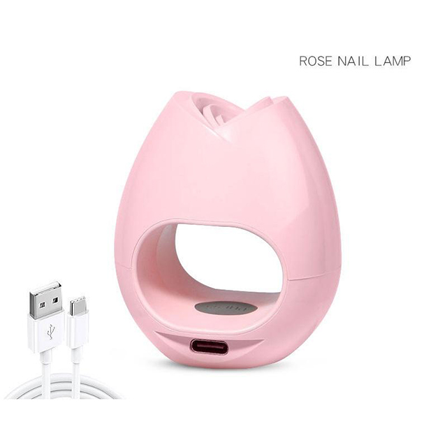 Гелева лампа для сушіння нігтів UV 16w Rose USB для одного пальця