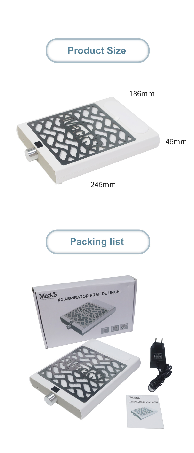 Rechargeable Low-Noise Vacuum Cleaner